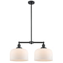 Bell Island Light shown in the Oil Rubbed Bronze finish with a Matte White shade