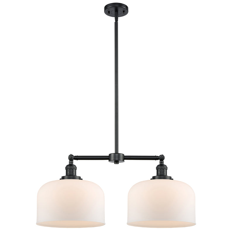 Bell Island Light shown in the Oil Rubbed Bronze finish with a Matte White shade