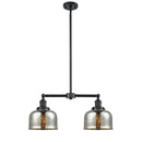 Bell Island Light shown in the Oil Rubbed Bronze finish with a Silver Plated Mercury shade