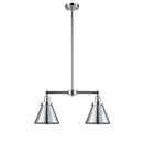 Appalachian Island Light shown in the Polished Chrome finish with a Polished Chrome shade