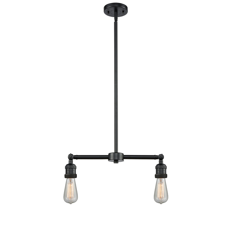 Bare Bulb Island Light shown in the Oil Rubbed Bronze finish