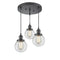 Beacon Multi-Pendant shown in the Oil Rubbed Bronze finish with a Clear shade