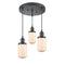 Dover Multi-Pendant shown in the Oil Rubbed Bronze finish with a Matte White shade