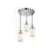 Dover Multi-Pendant shown in the Polished Nickel finish with a Matte White shade