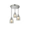 Bell Multi-Pendant shown in the Polished Nickel finish with a Silver Plated Mercury shade