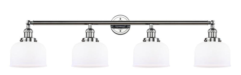 Innovations Lighting Large Bell 4 Light Bath Vanity Light 215-BK-G73