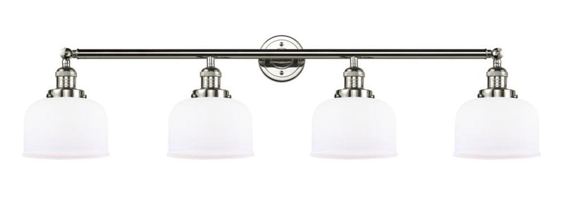 Innovations Lighting Large Bell 4 Light Bath Vanity Light 215-BK-G73