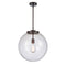 Beacon Pendant shown in the Oil Rubbed Bronze finish with a Clear shade