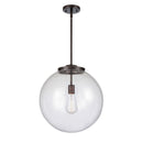 Beacon Pendant shown in the Oil Rubbed Bronze finish with a Seedy shade