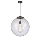 Beacon Pendant shown in the Oil Rubbed Bronze finish with a Seedy shade