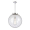 Beacon Pendant shown in the Polished Chrome finish with a Seedy shade