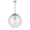 Beacon Pendant shown in the Polished Nickel finish with a Seedy shade