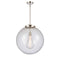 Beacon Pendant shown in the Polished Nickel finish with a Seedy shade