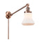 Bellmont Swing Arm shown in the Antique Copper finish with a Matte White shade