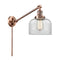 Bell Swing Arm shown in the Antique Copper finish with a Clear shade