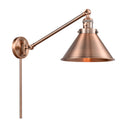 Briarcliff Swing Arm shown in the Antique Copper finish with a Antique Copper shade