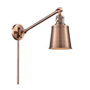 Addison Swing Arm shown in the Antique Copper finish with a Antique Copper shade