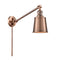 Addison Swing Arm shown in the Antique Copper finish with a Antique Copper shade