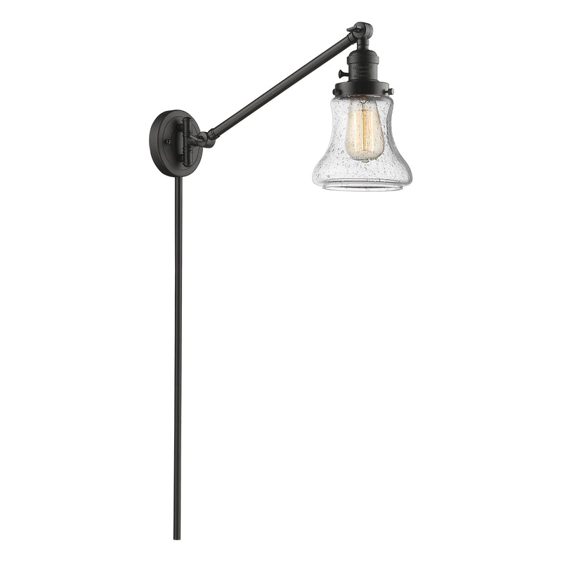 Bellmont Swing Arm shown in the Oil Rubbed Bronze finish with a Seedy shade