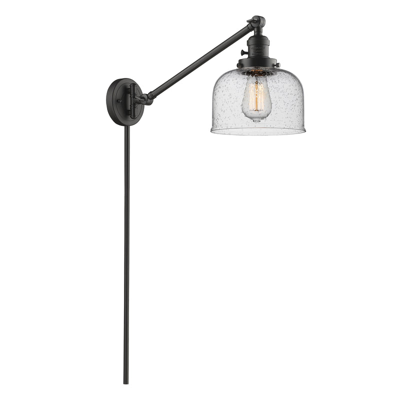 Bell Swing Arm shown in the Oil Rubbed Bronze finish with a Seedy shade