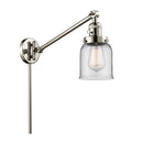 Bell Swing Arm shown in the Polished Nickel finish with a Clear shade