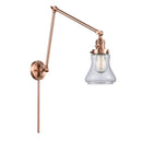 Bellmont Swing Arm shown in the Antique Copper finish with a Clear shade