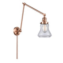 Bellmont Swing Arm shown in the Antique Copper finish with a Clear shade