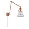 Bellmont Swing Arm shown in the Antique Copper finish with a Clear shade