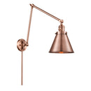 Appalachian Swing Arm shown in the Antique Copper finish with a Antique Copper shade