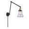 Bellmont Swing Arm shown in the Black Antique Brass finish with a Clear shade