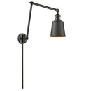 Addison Swing Arm shown in the Oil Rubbed Bronze finish with a Oil Rubbed Bronze shade