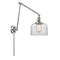 Bell Swing Arm shown in the Polished Chrome finish with a Clear shade