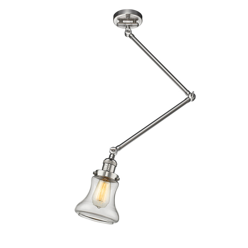 Innovations Lighting Bellmont 1 Light 8" Swing Arm with Switch 238-SN-G192-LED