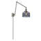 Bell Swing Arm shown in the Brushed Satin Nickel finish with a Plated Smoke shade