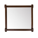 James Martin Brittany 46" Single Vanity Burnished Mahogany with 3 cm Carrara Marble Top 650-V46R-BNM-CAR