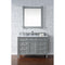 James Martin Brittany 48" Urban Gray Single Vanity with 3 cm Classic White Quartz Top 650-V48-UGR-3CLW