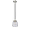 Chatham Mini Pendant shown in the Black Polished Nickel finish with a Clear shade