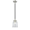 Canton Mini Pendant shown in the Black Polished Nickel finish with a Clear shade