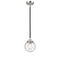 Beacon Mini Pendant shown in the Black Polished Nickel finish with a Seedy shade