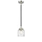 Bell Mini Pendant shown in the Black Polished Nickel finish with a Seedy shade