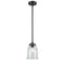 Canton Mini Pendant shown in the Oil Rubbed Bronze finish with a Clear shade