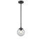 Beacon Mini Pendant shown in the Oil Rubbed Bronze finish with a Seedy shade