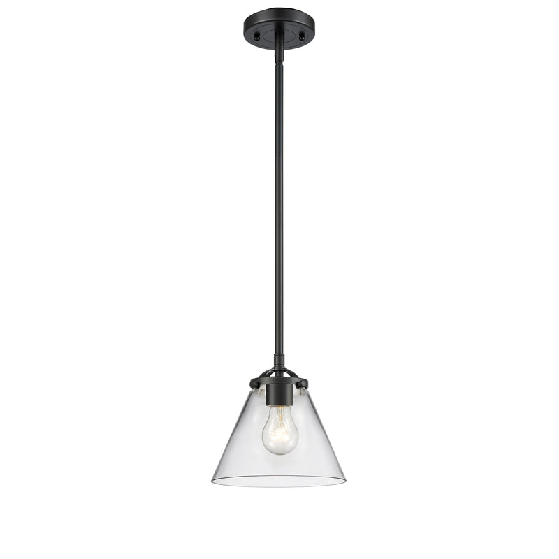 Cone Mini Pendant shown in the Oil Rubbed Bronze finish with a Clear shade