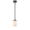 Bell Mini Pendant shown in the Oil Rubbed Bronze finish with a Matte White shade