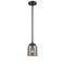 Bell Mini Pendant shown in the Oil Rubbed Bronze finish with a Plated Smoke shade