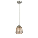 Chatham Mini Pendant shown in the Brushed Satin Nickel finish with a Mercury shade