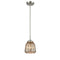 Chatham Mini Pendant shown in the Brushed Satin Nickel finish with a Mercury shade