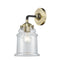 Canton Sconce shown in the Black Antique Brass finish with a Clear shade