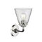 Innovations Lighting Small Cone 1 Light Sconce Part Of The Nouveau Collection 284-1W-BPN-G62-LED