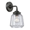 Chatham Sconce shown in the Oil Rubbed Bronze finish with a Clear shade